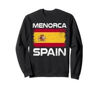Bandiera Spagna Minorca Distressed Spanish Pride Felpa