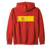 Bandiera Spagna Vintage per España o Orgoglioso Spagnolo Felpa con Cappuccio
