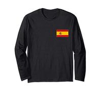 Bandiera Spagnola Spain Flag Bandiere Spagna Uomo Donna Maglia a Manica
