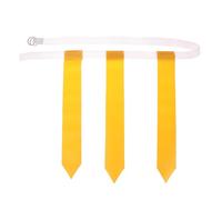Bandiera sportiva Bandiera da calcio in vita Bandiera in PVC Rugby Bandiere di colore brillante Regolabile Gara Allenamento Bandiere di calcio americano per giovani adulti