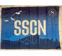 Bandiera SSC Napoli Calcio Ufficiale 140x100 Cm Bandierone Originale