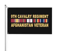 Bandiera Stampa Bandiere Us Army 9Th Cavalry Regiment Afghanistan Veteran Con Occhielli Flag Per Celebrazione Balcone Ristoranti 90X150Cm