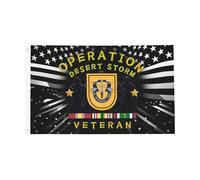 Bandiera Stampa Flag Us First Special Forces Group Desert Storm Veteran Resistente Allo Scolorimento Bandiere Per Interno Esterno Giardino 90X150Cm