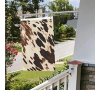 Bandiera stampata con mucca, 6 x 0,9 m, per esterni e interni, primavera, estate, autunno, inverno, bandiere da giardino con occhiello verticale su entrambi i lati, bandiere per feste per decorazioni