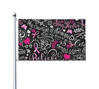 Bandiera stampata con nastro rosa per la consapevolezza del cancro al seno, 3x5 piedi, per giardino, cortile, prato, patio, casa, dormitorio, decorazioni per la casa, per interni ed esterni-587581728