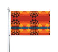 Bandiera stampata tramonto mediterraneo 3x5 piedi perfetta per prati, balconi, corridoi, feste e altro ancora