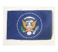 BANDIERA STATI UNITI PRESIDENTE 45x30cm - BANDIERINA AMERICANA - USA 30 x 45 cm cordicelle - AZ FLAG