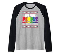 Bandiera statunitense LGBT We the People Mese dell'orgoglio Maglia con Maniche Raglan