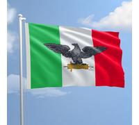Bandiera Storica REPUBBLICA SOCIALE ITALIANA 100X150 Cm in Poliestere NAUTICO 11