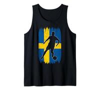 Bandiera Svedese, Silhouette, Orgoglio Svedese, Sport, Amante Canotta