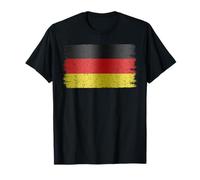 Bandiera Tedesca Vintage Germania Orgoglioso Patriottico Tedesco Maglietta