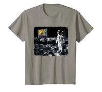 Bandiera Televisiva MTV Moon Astronaut Music per Bambini Maglietta