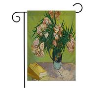 Bandiera That Oleanders Books Palette De Used Fine Impressionist Oil By Vincent Impasto Gogh 1888 Share Bandiera Di Benvenuto Decorazione Striscione All'Aperto, Per Eventi, Giardino, 30x45cm