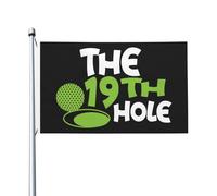 Bandiera The 19Th Hole Bandiera Di Benvenuto Rinforzata Resistente Alle Intemperie Striscione All'Aperto, Per Giardino, Balcone, Celebrazioni, 90x150cm