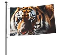 Bandiera tigre animale selvatico 0,6 x 0,9 m stampa su entrambi i lati bandiere da giardino bandiera da cortile per esterni bandiere regalo banner con occhielli sfondo fotografico per interni ed