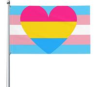 Bandiera Transgender Trans and Pan Pansexual Pride Bandiere 90X150cm