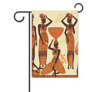 Bandiera tribale africana da 30,5 x 45,7 cm, in poliestere, a doppia faccia, bandiere da giardino, benvenuto, bandiere, decorazione per esterni, per cortile, portico, prato