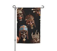 Bandiera tribale etnica africana da giardino tribale su entrambi i lati bandiera da cortile per le vacanze 30,5 x 45,7 cm banner stagionale all'aperto per primavera estate prato portico decorazione