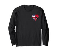 Bandiera Trinidad e Tobago Regno Unito per Trini Britannico Maglia a Manica