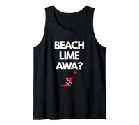 Bandiera Trinidad e Tobago Trini Funny Beach Lime Awa Canotta
