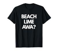 Bandiera Trinidad e Tobago Trini Funny Beach Lime Awa Maglietta