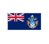 Bandiera Tristan Da Cunha con occhielli - fatta a mano nel Regno Unito