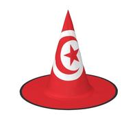 Bandiera tunisina 1 pz Halloween strega cappello costume partito cappello adatto per giochi teatrali accessori