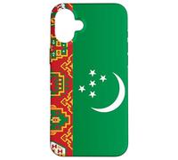 Bandiera turkmeno del Turkmenistan Custodia per iPhone 16 Plus
