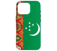 Bandiera turkmeno del Turkmenistan Custodia per iPhone 16 Pro
