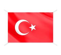 Bandiera Turquie ufficiale - Bandiere del Mondo per interno ed esterno, bandiere decorative e da collezione, bandiera italiana inclusa - Dimensione 144x93 cm