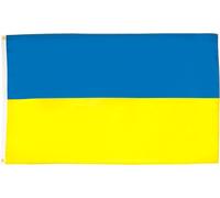 BANDIERA UCRAINA 150X90Cm - BANDIERA UCRAINA 90 X 150 Cm -