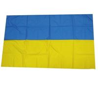 BANDIERA UCRAINA CM 140X100 con asola x asta/bastone gialloblu