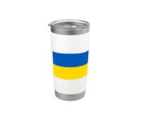 Bandiera ucraina dell'Ucraina Bicchiere termico in acciaio inox doppia parete