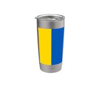 Bandiera ucraina dell'Ucraina Bicchiere termico in acciaio inox doppia parete