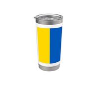 Bandiera ucraina dell'Ucraina Bicchiere termico in acciaio inox doppia parete
