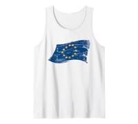 Bandiera UE Vintage Europe PRO Unione Europea Anti Brexit Canotta