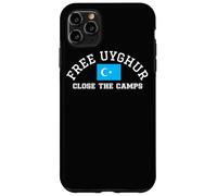 Bandiera Uigura Libera Uiguri Turchi Chiudono I Campi Xinjiang Custodia per iPhone 11 Pro Max