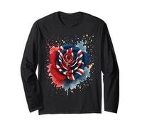 Bandiera UK Gran Bretagna Rose Maglia a Manica
