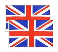 Bandiera UK UK UK Flag 90 x 150 cm, Bandiere inglesi con occhielli in ottone in poliestere Colori vivaci Perfetto per eventi sportivi, storici o politici