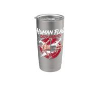 Bandiera umana sfida Gravity Anime Calisthenics Allenamento Bicchiere termico in acciaio inox doppia parete