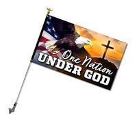 Bandiera Una Nazione Sotto Dio Decor Garden Flag Durevole Bannière Per Eventi Home Raduni 3X5Ft