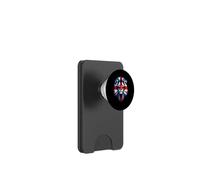 Bandiera Union Jack con faccia di leone Union Jack PopSockets PopWallet per MagSafe