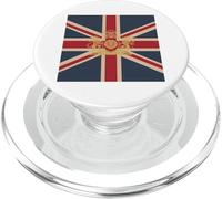 Bandiera Union Jack con stemma britannico dell'orgoglio britannico Regno Unito PopSockets PopGrip per MagSafe