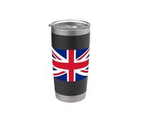 Bandiera Union Jack del Regno Unito Bicchiere termico in acciaio inox doppia parete