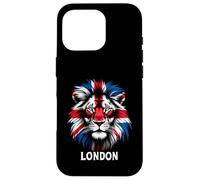Bandiera Union Jack Lion Design Regno Unito Londra Custodia per iPhone 16 Pro