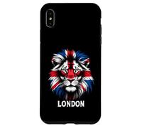 Bandiera Union Jack Lion Design Regno Unito Londra Custodia per iPhone XS Max