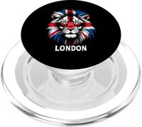 Bandiera Union Jack Lion Design Regno Unito Londra PopSockets PopGrip per MagSafe
