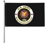 Bandiera United States Army Mos 88M Motor Bandiera Pirata Resistente Alle Intemperie Colori Vivaci Striscione All'Aperto, Per Feste Strada, Feste Estive, All'Aperto Al Coperto, 90x150cm