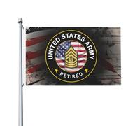 Bandiera Us Army Command Sergeant Major Retired Stagione Bandiera Decorazione Resistente Alle Intemperie Striscione All'Aperto, Per Balcone, Feste Estive, Feste Strada, 90x150cm