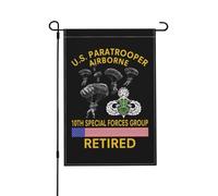 Bandiera US Army Retired 10th Special Forces Group US Striscione casa 30x45